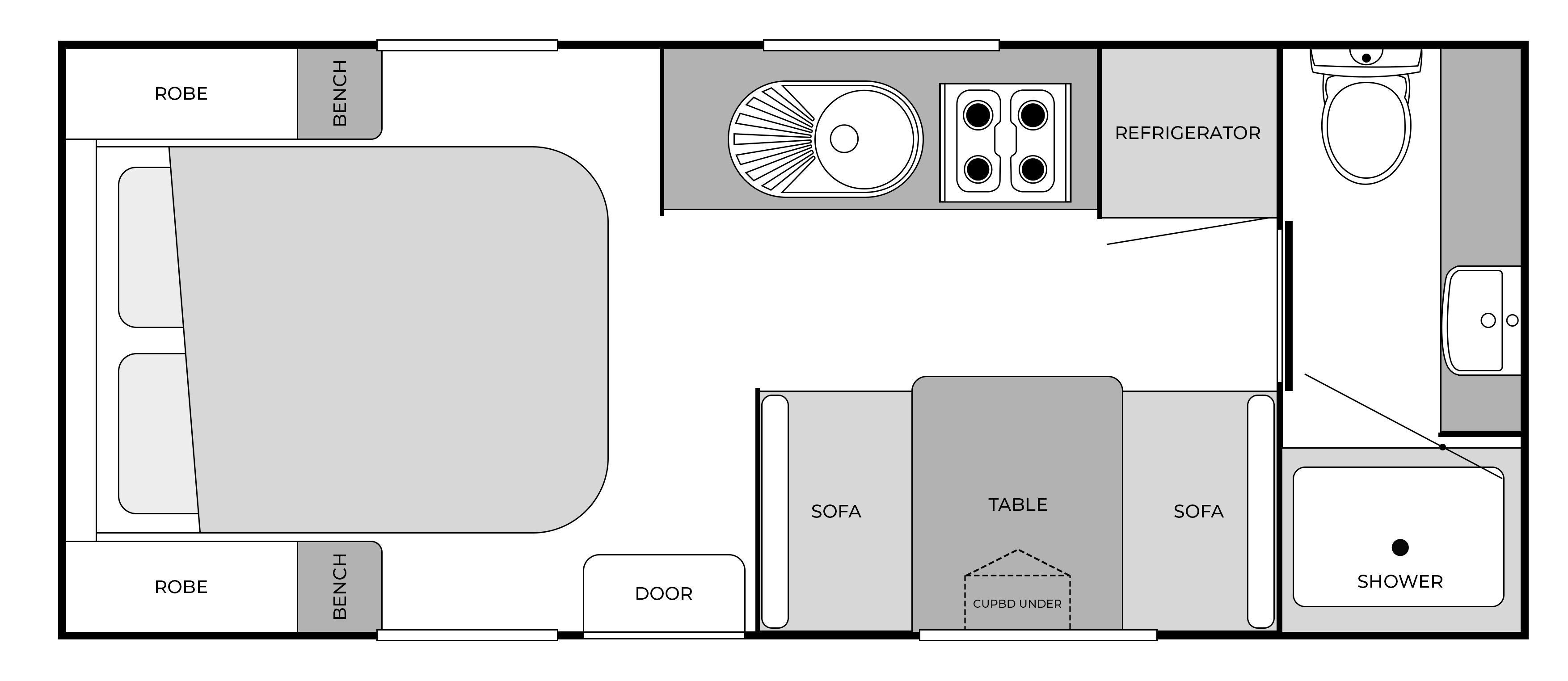 18’6FT Centre Door